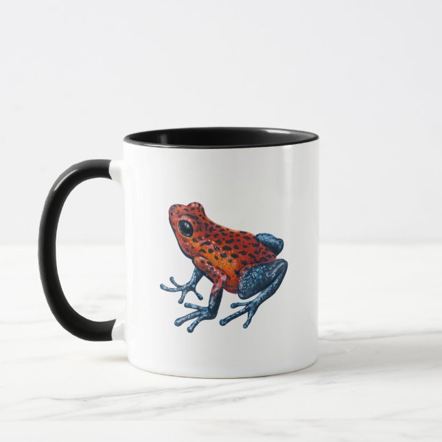 Caneca Sapo de dardo Venenoso de Morango (Esquerda)