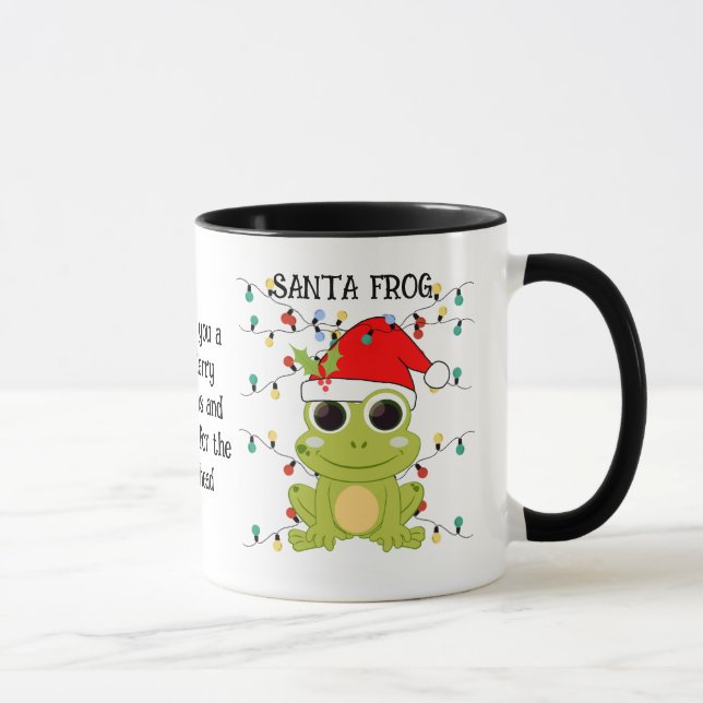 Caneca Sapo de PAPAIS NOEIS de Natal Personalizados (Direita)