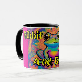 Caneca Sapo de Ribbits e Radiação - Víblias Psicodélicas