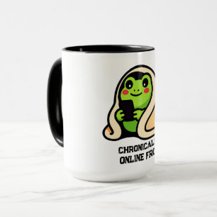 Caneca Sapo engraçado meme online cronicamente