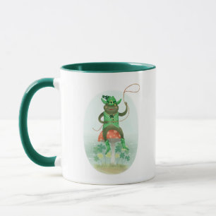 Caneca Sapo Lucky Cowboy em Cogumelo