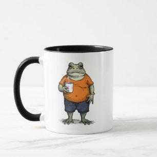Caneca Sapo Preguiçoso Engraçado