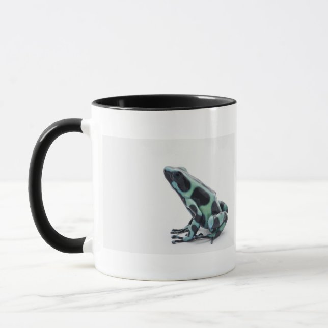 Caneca Sapo preto e verde do dardo do veneno (Esquerda)