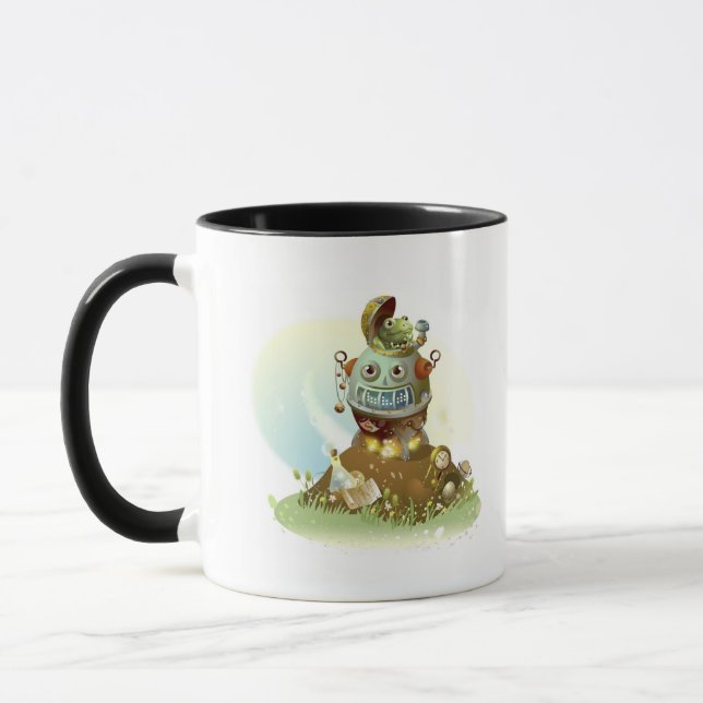 Caneca Sapo que sai de um UFO (Esquerda)