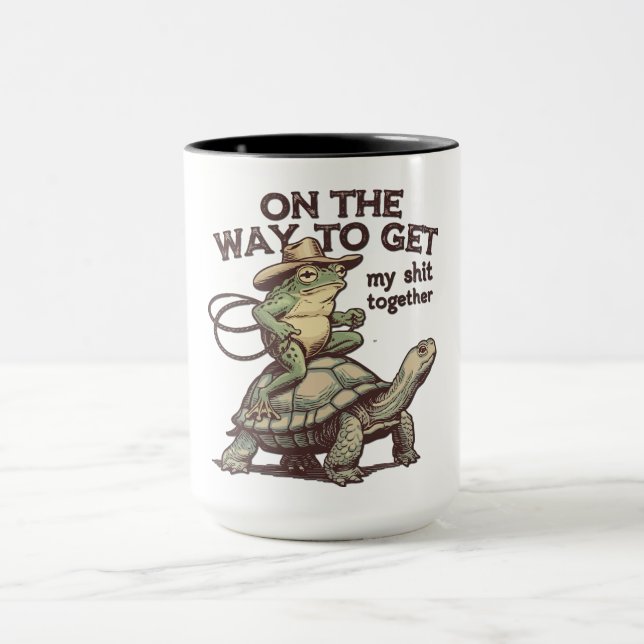 Caneca Sapo Vaqueiro Engraçado (Centro)