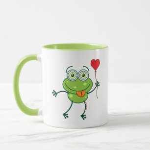 Caneca Sapo verde que cai louca no amor