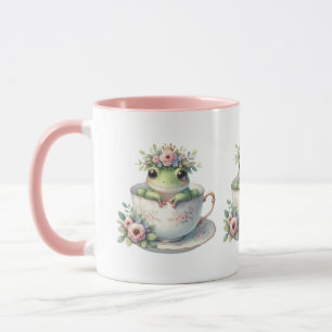 Caneca Sapo Whimsical em Floral Teacup