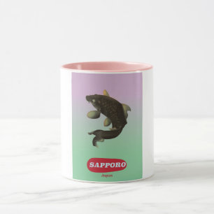 Caneca Sapporo Japan Vintage poster