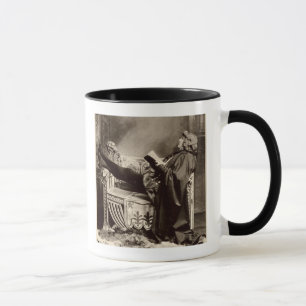 Caneca Sarah Bernhardt (1844-1923) como Hamlet no 1899