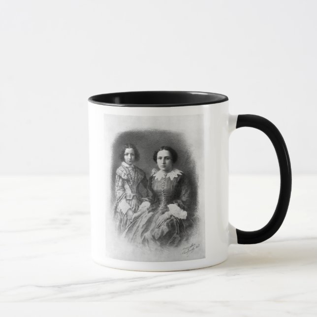Caneca Sarah Bernhardt e sua mãe? (Direita)