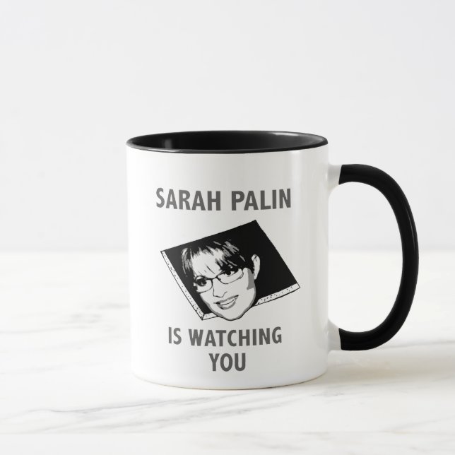 Caneca Sarah Palin está olhando-o! (Direita)