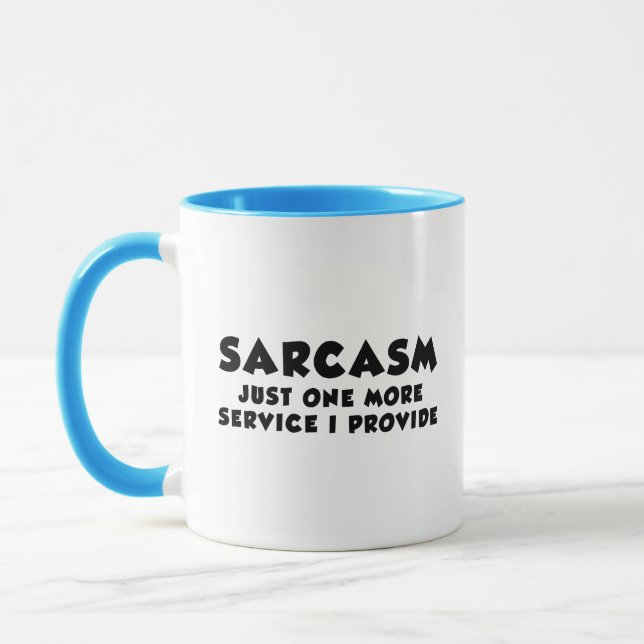 Caneca Sarcasm Service Coffee Mug (Esquerda)