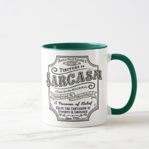 Caneca Sarcasmo velho de Tyme
