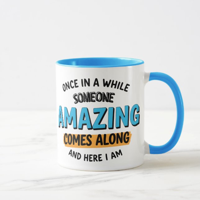 Caneca Sarcástica, Caneca de Café Divertida (Direita)
