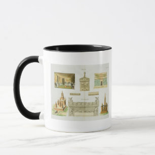 Caneca Sarcófago de Etruscan e sepulchres, placa 7,