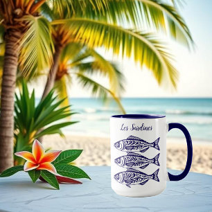 Caneca Sardines-Blue Havaiano