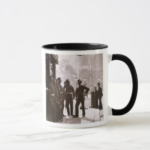 Caneca Sargentos de recrutamento em Westminster, 1876-77