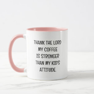 Caneca Sassy da Atitude de Criança Divertida para