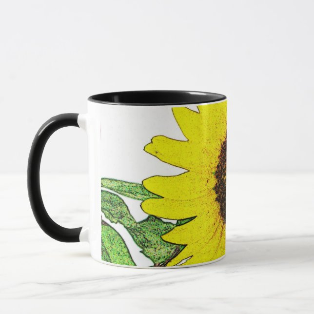 Caneca Sassy Sunflower Classic Mug (Esquerda)