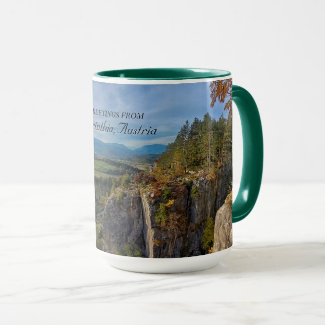 Caneca Saudações da Caríntia, Áustria (Frente Esquerda)