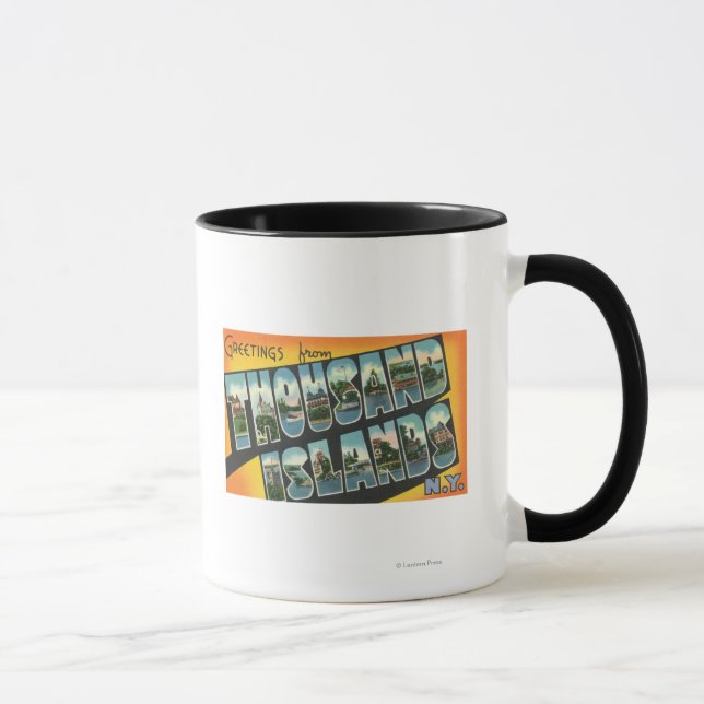 Caneca Saudações das mil ilhas, Nova Iorque (Direita)
