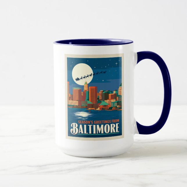 Caneca Saudações de Baltimore (Direita)