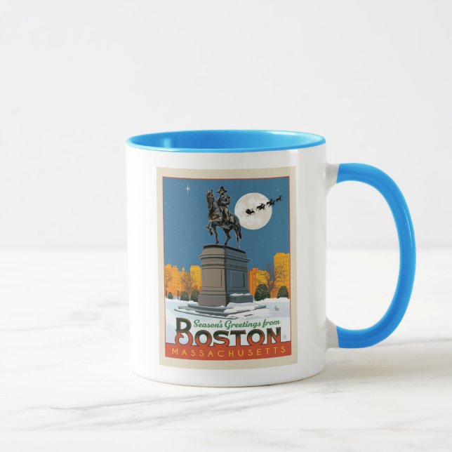 Caneca Saudações de Boston Common! (Direita)