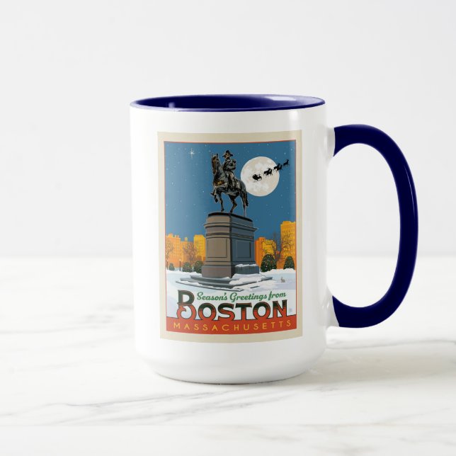 Caneca Saudações de Boston Common! (Direita)