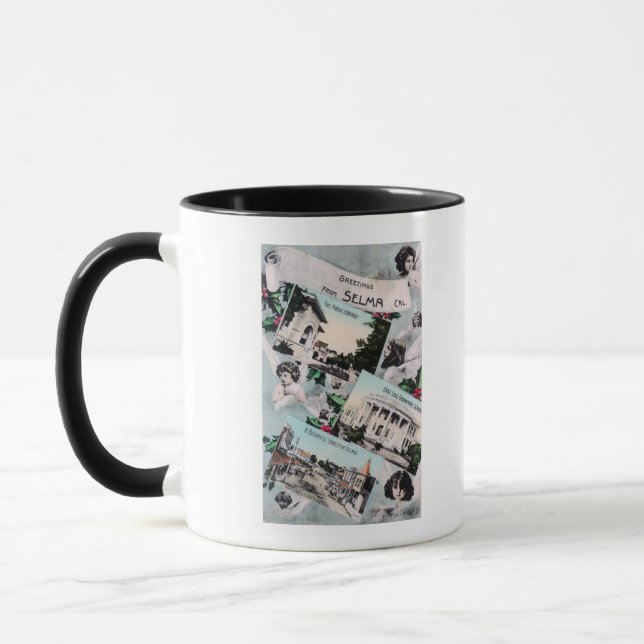 Caneca Saudações de com Vistas CênicasSelma, CA (Esquerda)