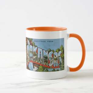 Caneca Saudações Do Arkansas