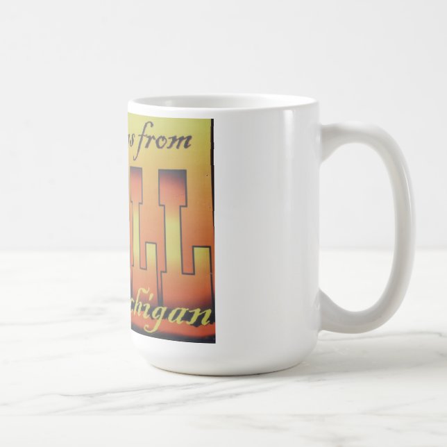 Caneca Saudações do Inferno, Michigan Mug 1 (Direita)