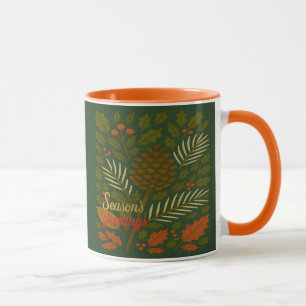 Caneca Saudações do outono e do inverno