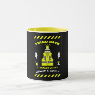 Caneca Saúde E Segurança Engraçadas NEBOSH Segurança