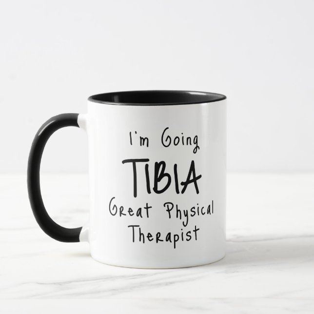 Caneca Saúde Executa TÍBIA Terapêutica Física Médico Café (Esquerda)