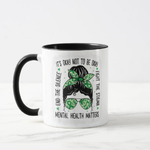 Caneca Saúde Mental Importa A Saúde Mental Mensal Bun Awa