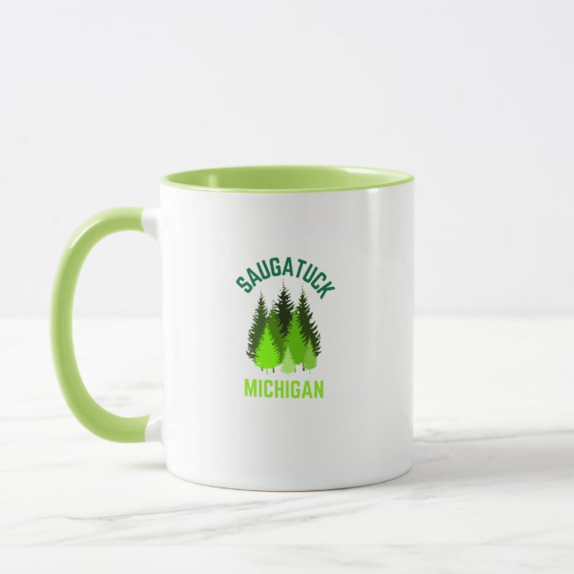 Caneca Saugatuck Michigan Hometown Coffee Mug (Esquerda)