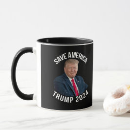 Caneca Save America Trump 2024 Presidente Donald J. Trump