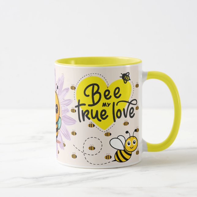 Caneca Save the Bees Inspirational Bee Honey Lover Gift  (Direita)