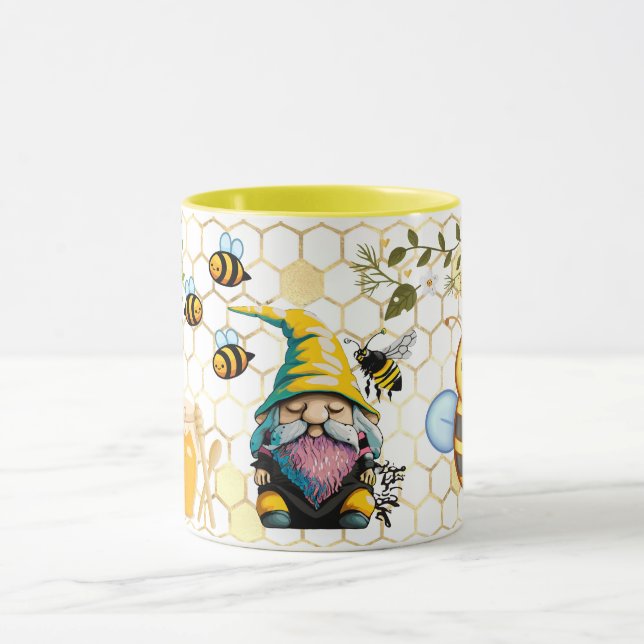 Caneca Save the Bees Inspirational Bee Honey Lover Gift  (Centro)