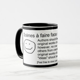 Caneca "Scènes à faire face" disse... Os autores devem 