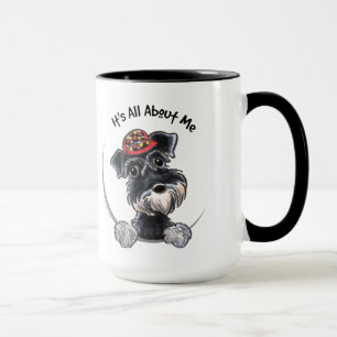 Caneca Schnauzer de prata preto IAAM