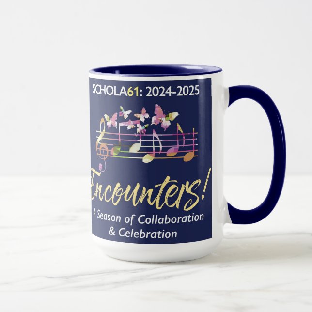 Caneca Schola Cantorum Encontra Blue 12 oz Mug (Direita)