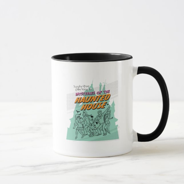 Caneca Scooby-Doo e a gangue "Casa Assombrada" (Direita)