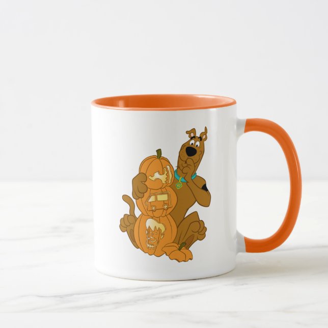Caneca Scooby-Doo| Halloween Jack-O-Lanterna (Direita)