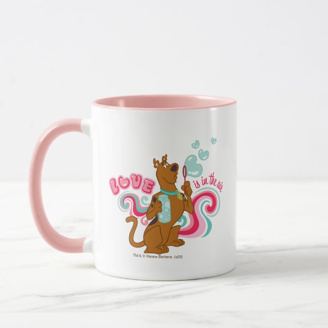 Caneca Scooby-Doo - O Amor Está No Ar (Esquerda)