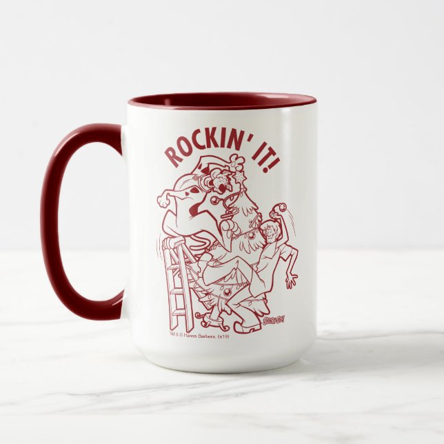 Caneca Scooby-Doo & Shaggy Rockin' It 'Round Tree (Esquerda)