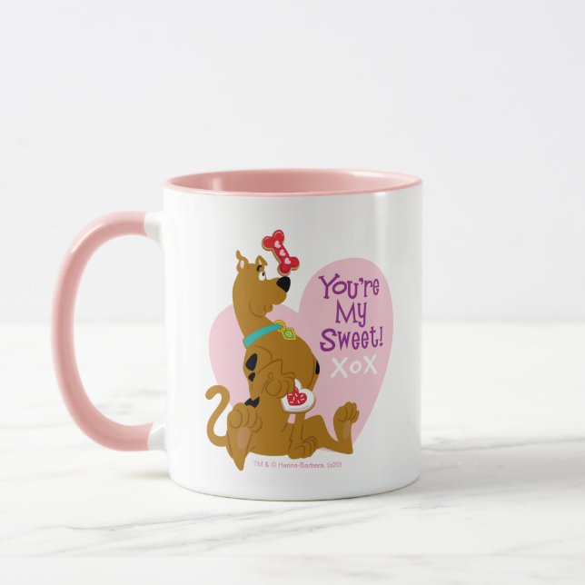 Caneca Scooby-Doo - Você é meu doce (Esquerda)
