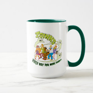Caneca Scooby-Doo Zoinks Which Way for More Candy?