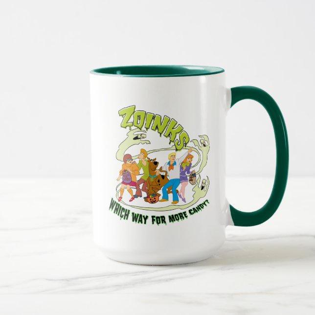 Caneca Scooby-Doo | Zoinks Which Way for More Candy? (Direita)
