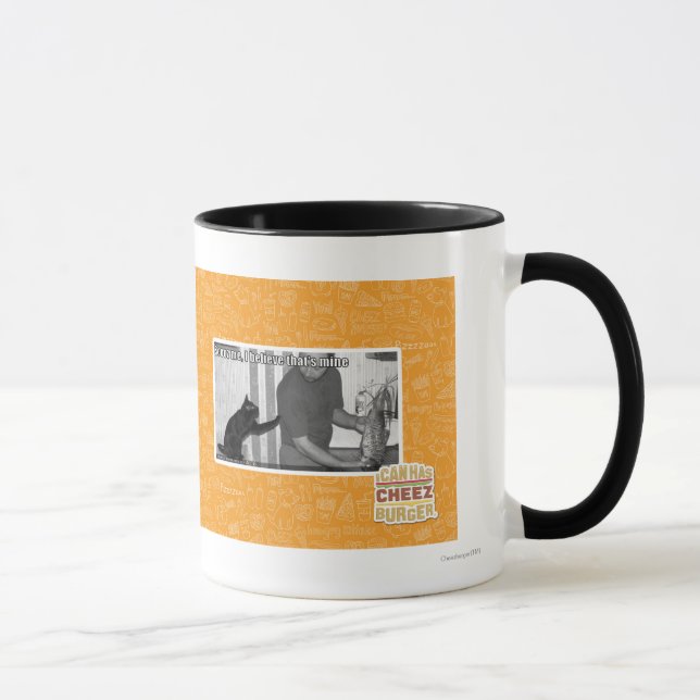 Caneca Scooz mim, eu acredito que é meu (Direita)
